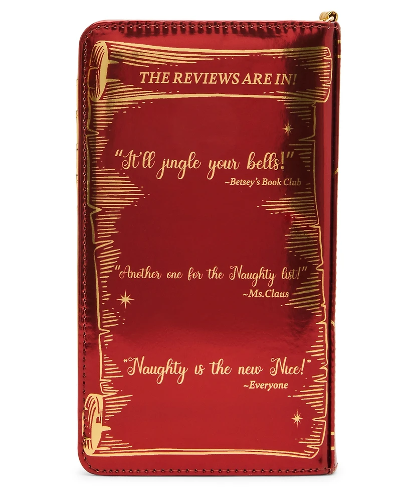 Betsey Johnson Naughty List Bifold Wristlet