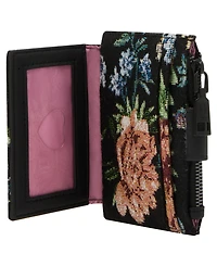 Betsey Johnson Tapestry Snap Wallet