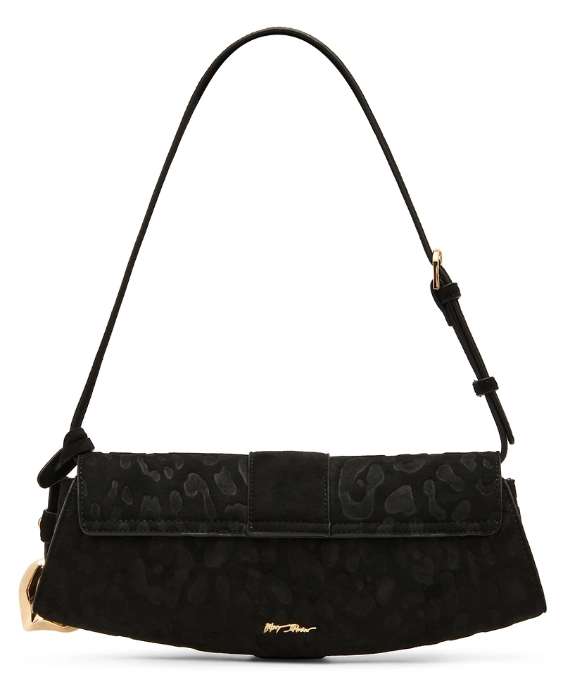 Betsey Johnson Cat Walk Buckle Medium Shoulder Handbag