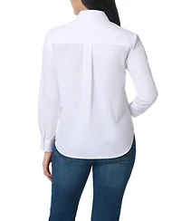 Gloria Vanderbilt Women's Livia Cotton Point Collar Shirt