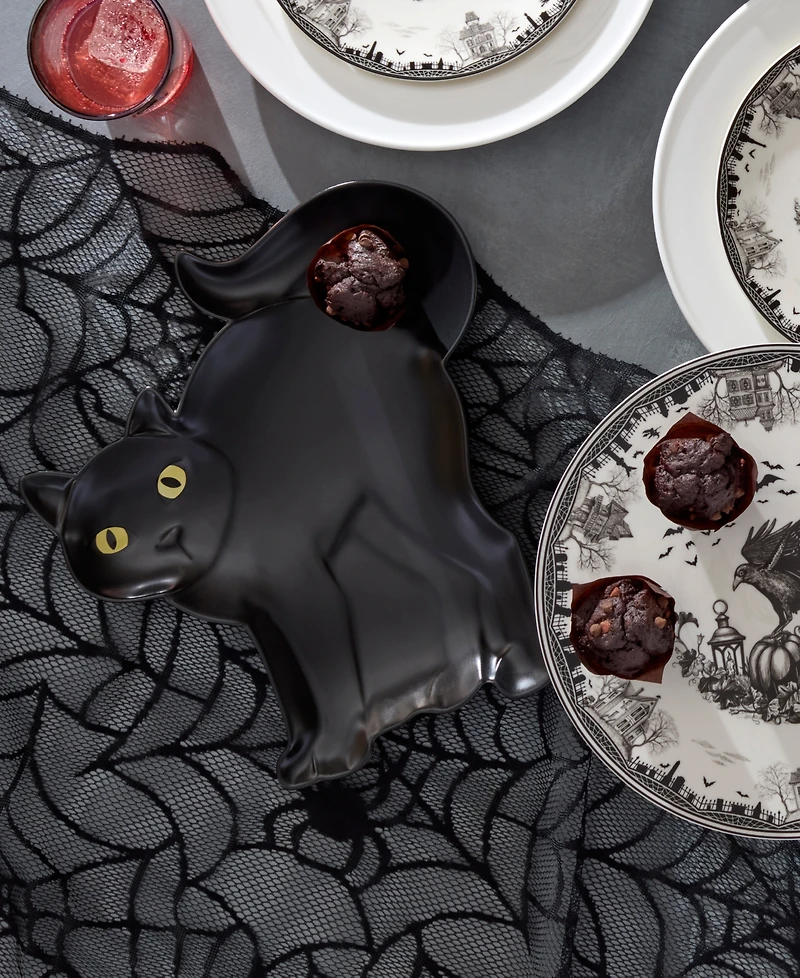 Lenox Halloween Cat Hors d'Oeuvres Tray