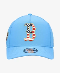 New Era Big Boys and Girls Light Blue Boston Red Sox Celebrate America's 250th 9FORTY A-Frame Adjustable Hat