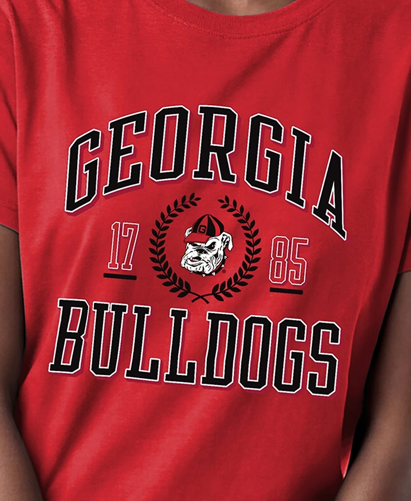 Champion Women's Georgia Bulldogs Lifestyle Short-Sleeve Crewneck T-Shirt