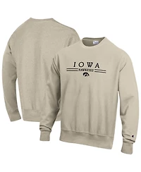 Champion Men's Iowa Hawkeyes Heavyweight Reverse Weave Crewneck Sweatshirt