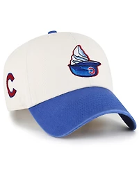 '47 Brand Men's Natural Chicago Cubs Single Swirl Ice Cream Helmet 2.0 Clean Up Adjustable Hat