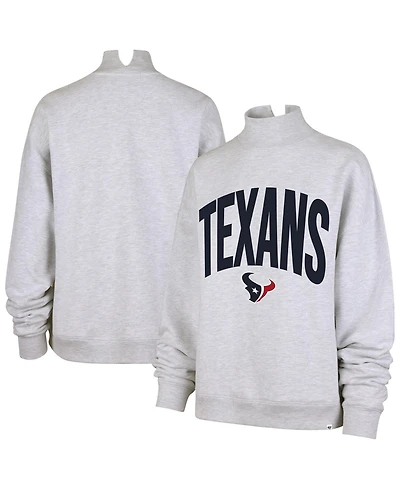 '47 Brand Women's Subtle Muse Mock-Neck Long-Sleeve Relaxed-Oversized Sweatshirt