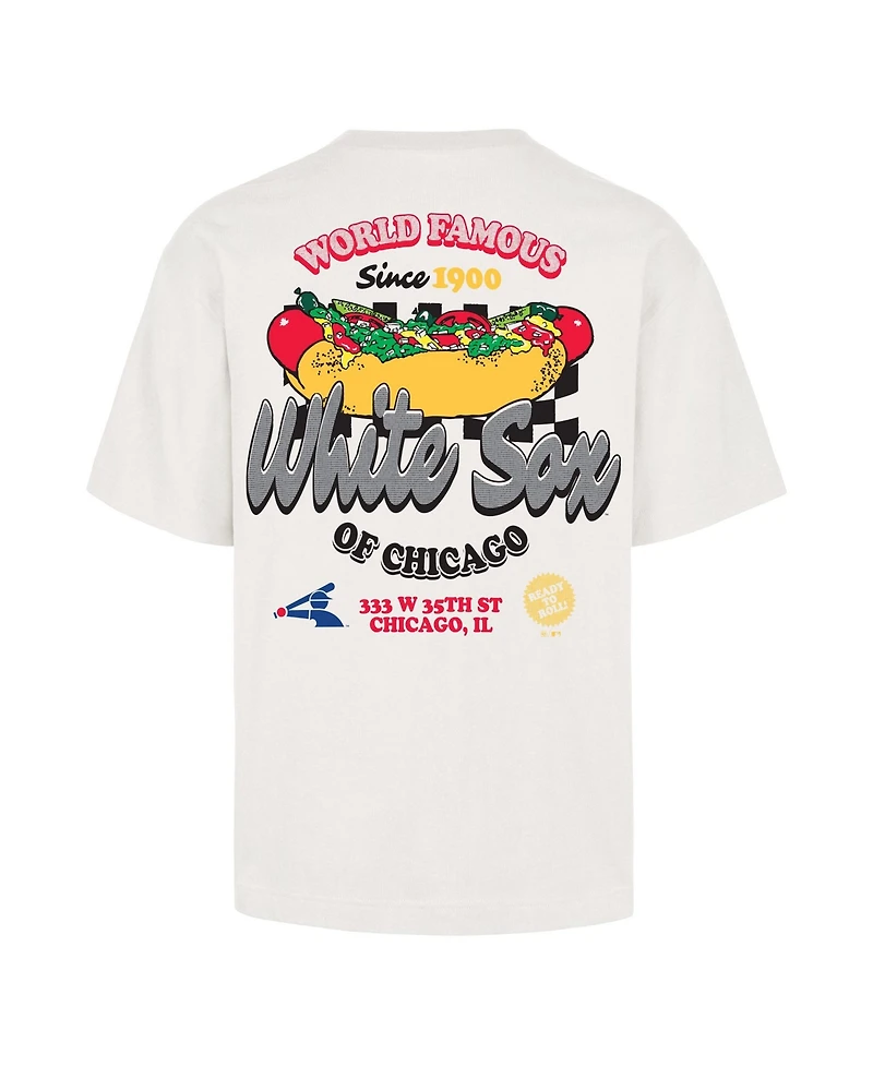 '47 Brand Men's Chicago White Sox Glizzy Heavyweight Cotton Graphic T-Shirt