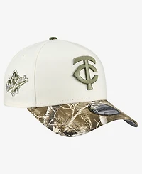 New Era Men's Khaki/Realtree Camo Minnesota Twins 9FORTY A-Frame Adjustable Hat