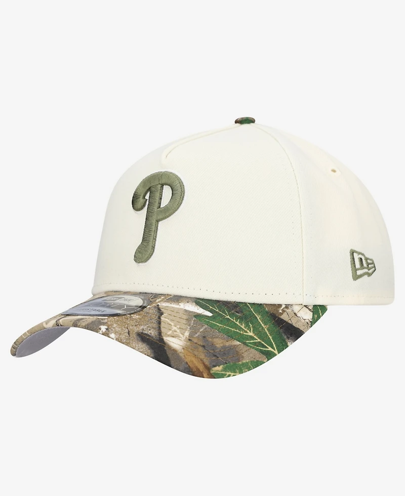 New Era Men's Khaki/Realtree Camo Philadelphia Phillies 9FORTY A-Frame Adjustable Hat