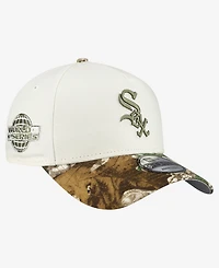 New Era Men's Khaki/Realtree Camo Chicago White Sox 9FORTY A-Frame Adjustable Hat