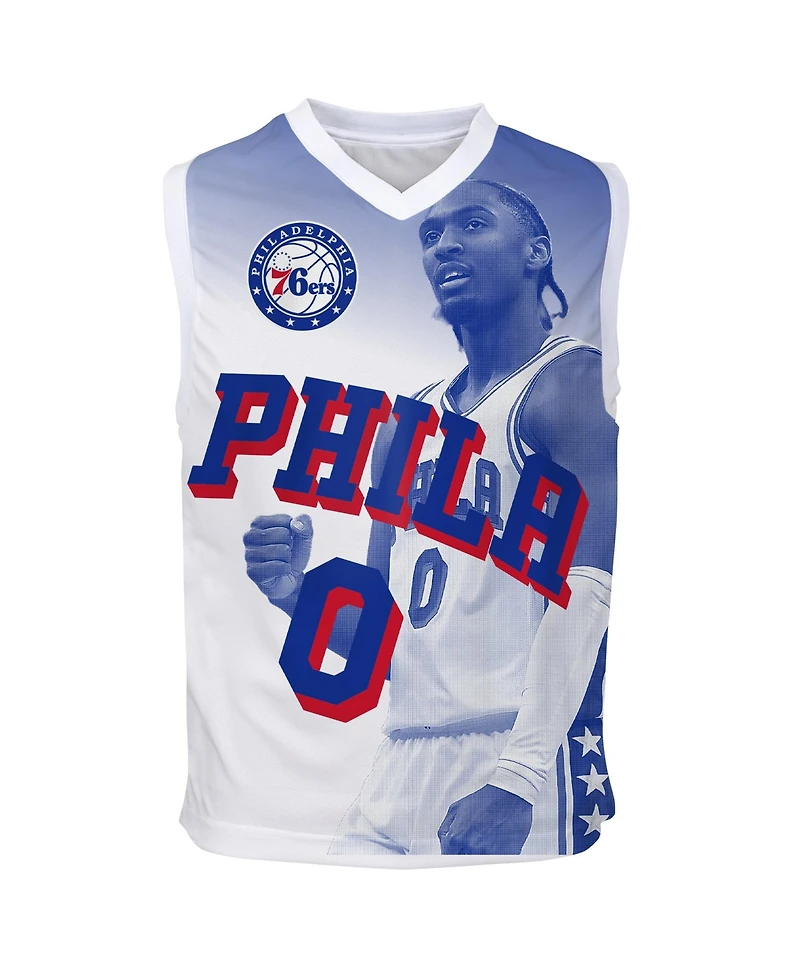 Outerstuff Big Boys and Girls Tyrese Maxey Royal Philadelphia 76ers Hometown Fashion Jersey