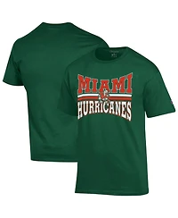 Champion Men's Miami Hurricanes Team Zoom Classic-Fit T-Shirt