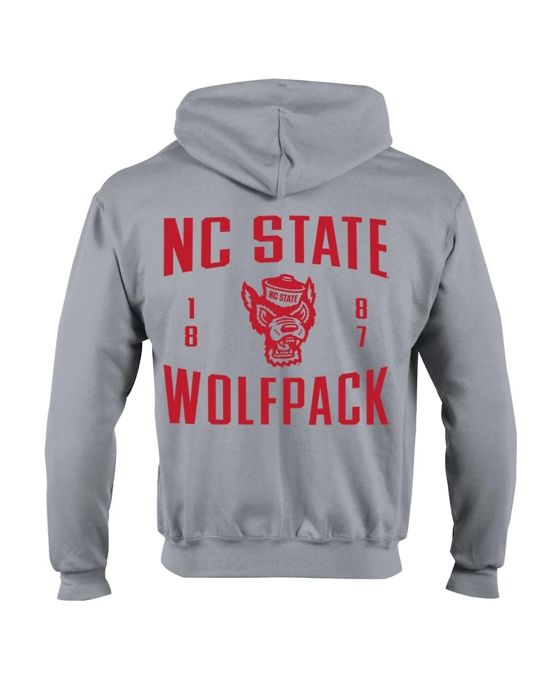 Champion Men's Nc State Wolfpack Varsity Powerblend Full-Zip Fleece Hoodie