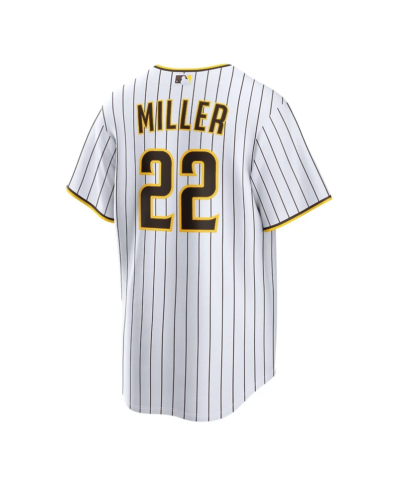 Nike Men's San Diego Padres Mason Miller Home Replica V-Neck Short-Sleeve Jersey