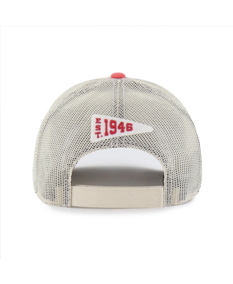 '47 Brand Men's Red San Francisco 49ers Egremont Well-Worn Adjustable Trucker Hat
