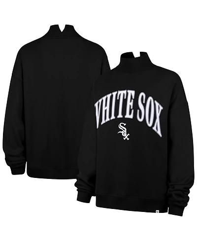 '47 Brand Women's Chicago White Sox Vantage Oversized Mock Neck Sweatshirt