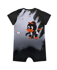 Outerstuff Baby Boys and Girls Black Baltimore Orioles Baby Mascot Bodysuit