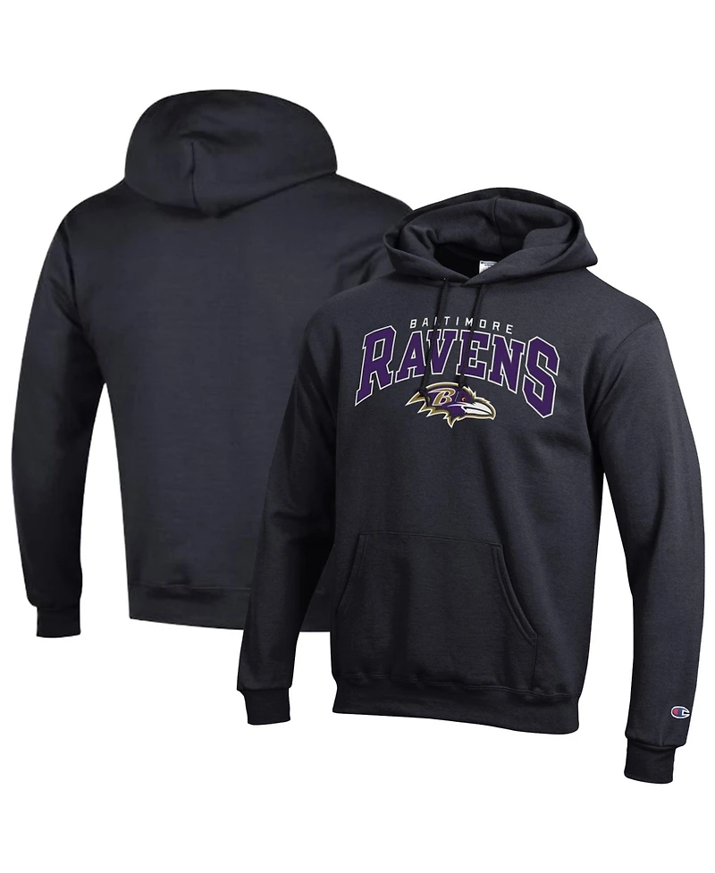 Champion Men's Baltimore Ravens Powerblend Fleece Pullover Hoodie