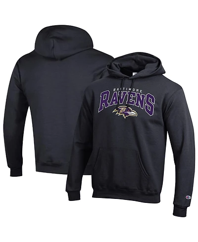 Champion Men's Baltimore Ravens Powerblend Fleece Pullover Hoodie