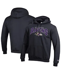 Champion Men's Baltimore Ravens Powerblend Fleece Pullover Hoodie