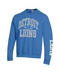 Champion Men's Detroit Lions Powerblend Crewneck Pullover Fleece Sweatshirt