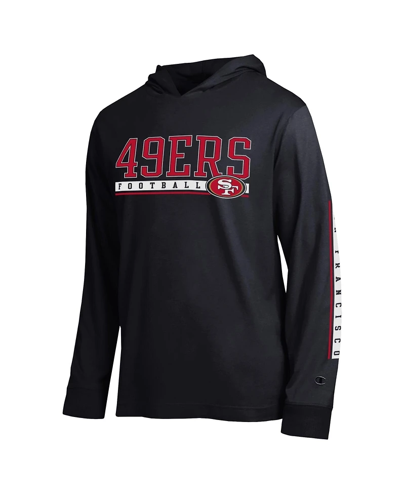 Champion Men's Black San Francisco 49ers All Star Hooded T-Shirt