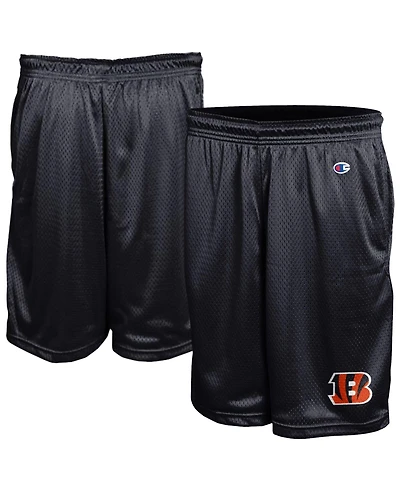 Champion Men's Cincinnati Bengals Classic Mesh Pull-On Shorts, 8" Inseam