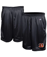 Champion Men's Cincinnati Bengals Classic Mesh Pull-On Shorts, 8" Inseam