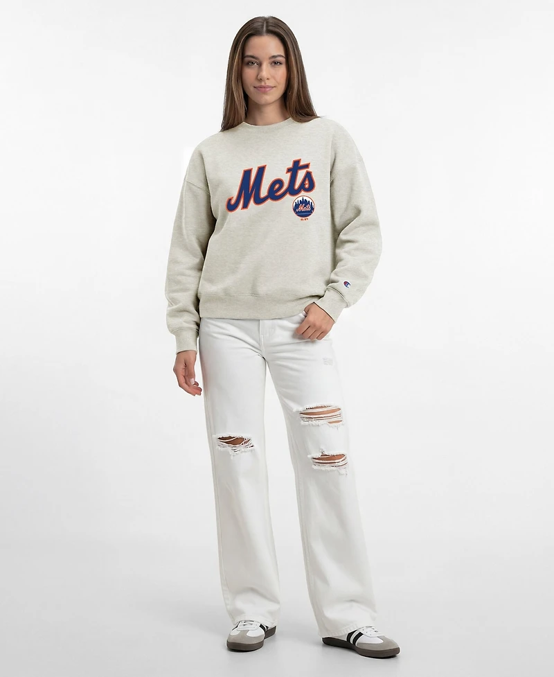 Champion Women's Oatmeal New York Mets All-Star Sweatshirt