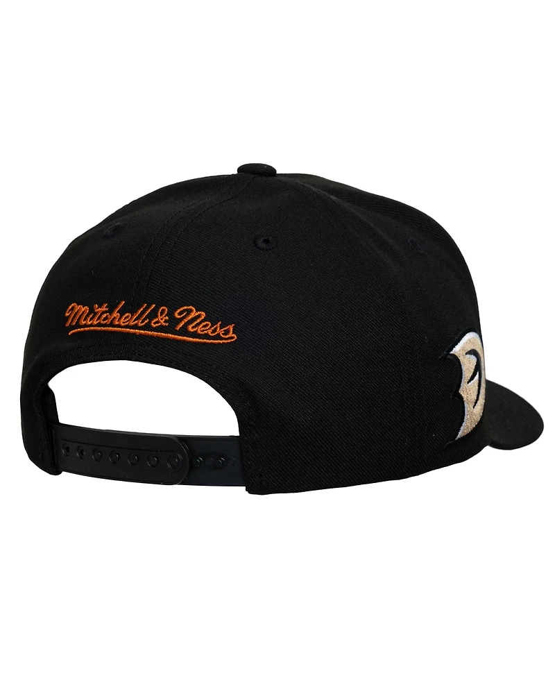Mitchell & Ness Men's Anaheim Ducks Snapback High-Crown Hat