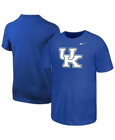 Nike Big Boys and Girls Royal Kentucky Wildcats Logo T-Shirt