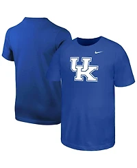 Nike Big Boys and Girls Royal Kentucky Wildcats Logo T-Shirt