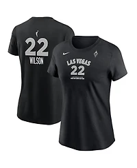 Nike Women's Las Vegas Aces A'ja Wilson Name & Number Explorer Edition T-Shirt