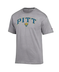 Champion Men's Pitt Panthers Arched Logo Crewneck T-Shirt