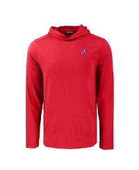 Cutter & Buck Men's Atlanta Braves Coastline Epic Comfort Eco Hoodie Long Sleeve T-Shirt