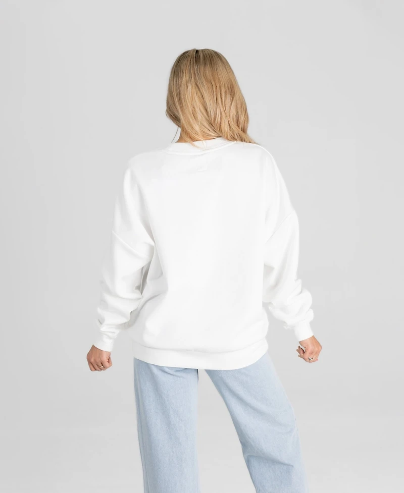 Gameday Couture Women's Chicago Bears Oversized Dropped-Shoulder Crewneck Sweatshirt