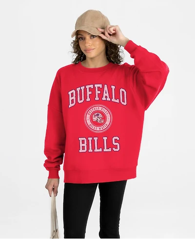 Gameday Couture Women's Buffalo Bills Oversized Dropped-Shoulder Sweatshirt