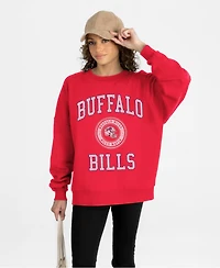Gameday Couture Women's Buffalo Bills Oversized Dropped-Shoulder Sweatshirt