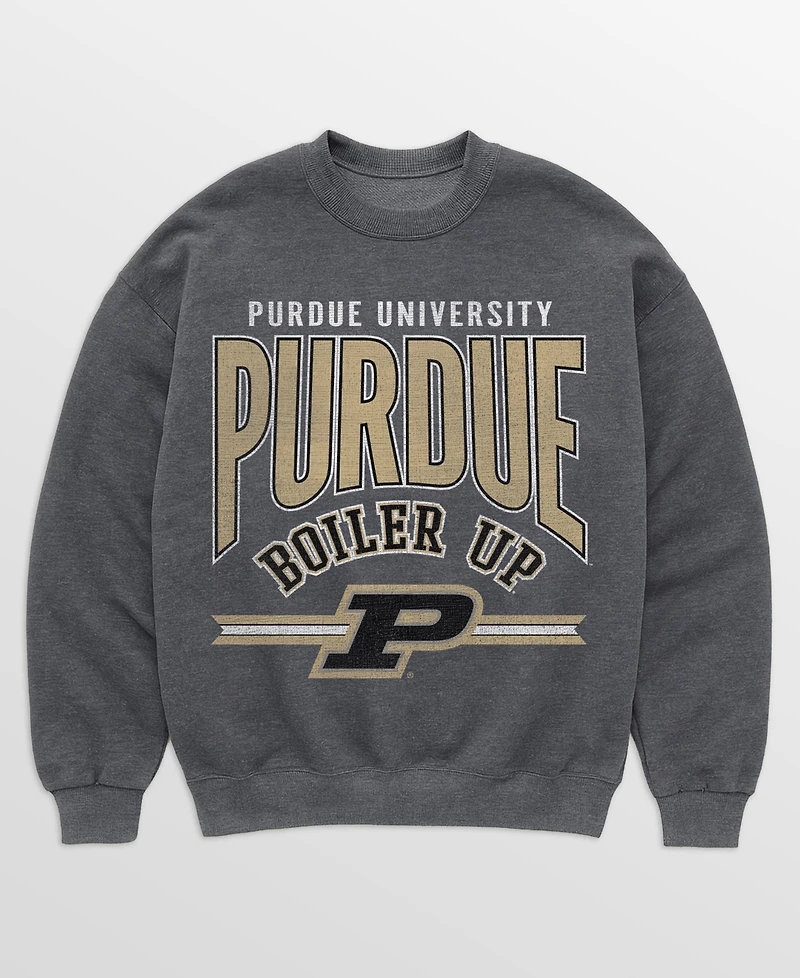 Gameday Couture Women's Purdue Boilermakers Oversized Drop-Shoulder Sweatshirt