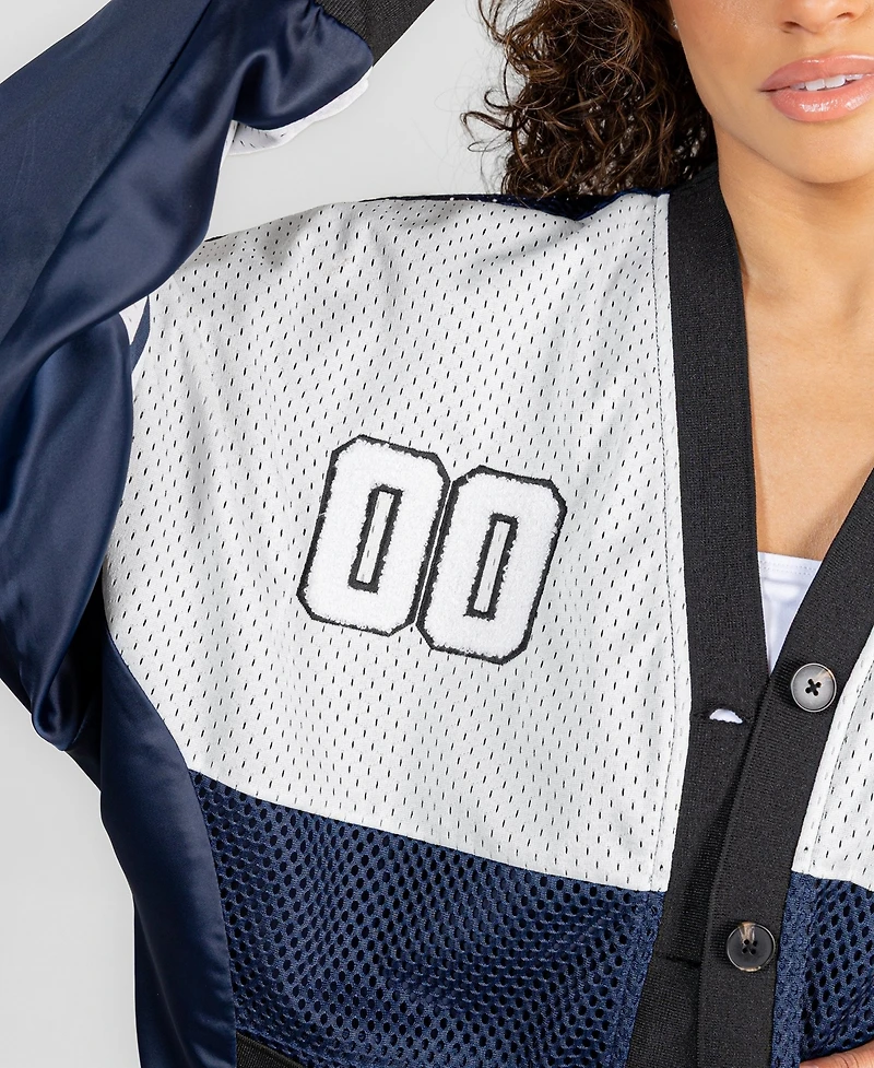 Gameday Couture Women's Tennessee Titans Mvp Era Oversized V-Neck Button-Down Cardigan