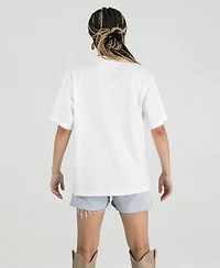 Gameday Couture Women's Texas Longhorns Fierce Focus Oversized Graphic Cotton T-Shirt
