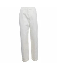 Pre-Owned Hermes Women's Gabardine Trousers