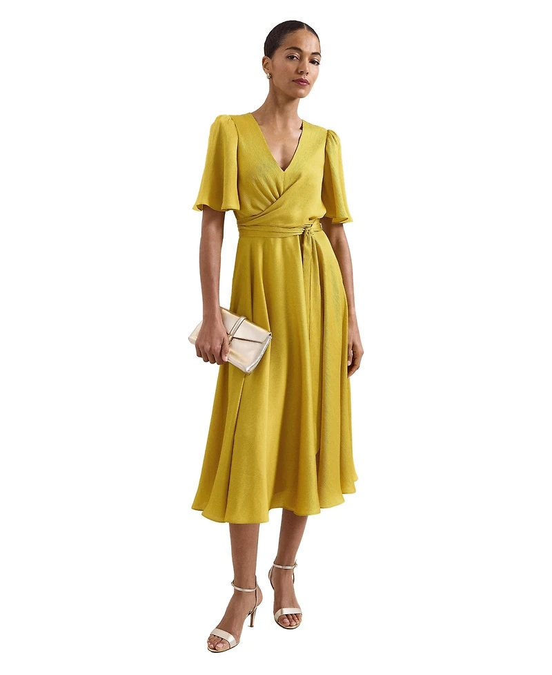 Phase Eight Women's Abbie Draped Tie Waist Wrap Dress