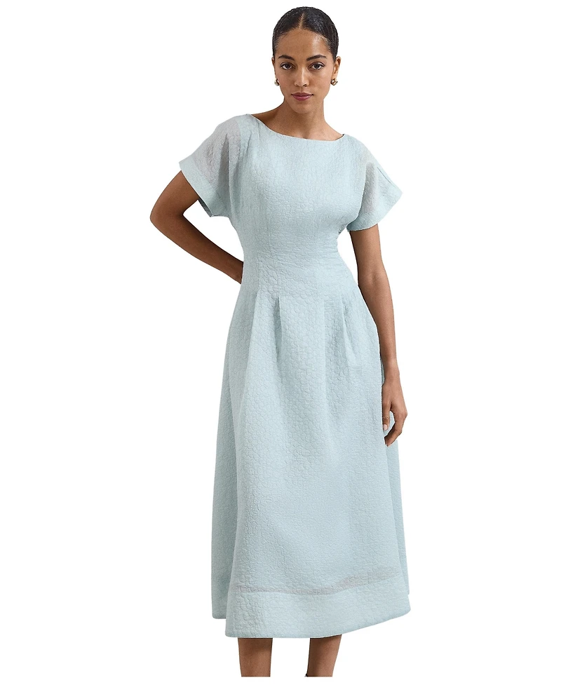 Phase Eight Women's Laya Boat Neck Midi Dress