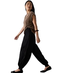 Whistles Women's High Rise Satin Balloon Leg