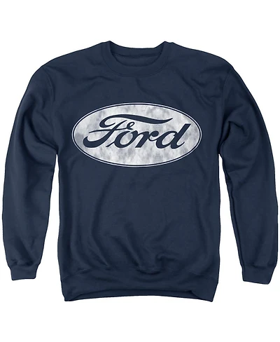 Mustang Men's Ford Logo Graphic Regular-Fit Crewneck Sweatshirt
