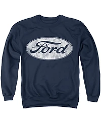 Mustang Men's Ford Logo Graphic Regular-Fit Crewneck Sweatshirt