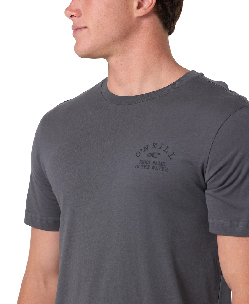 O'Neill Men's Peaky Graphic Crewneck Classic-Fit T-Shirt