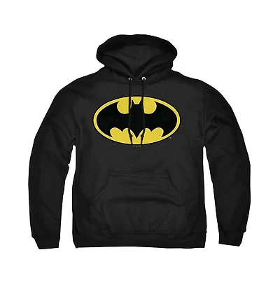 Batman Men's Classic Logo Pull-Over Hoodie