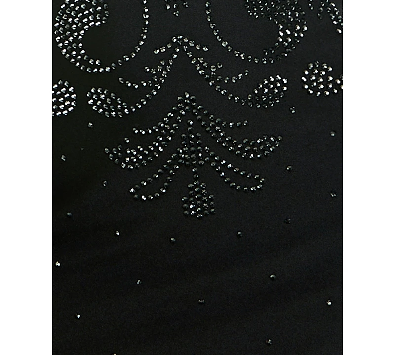 Seni & Cade Women's Beaded Sparkly Sweetheart Mini Dress